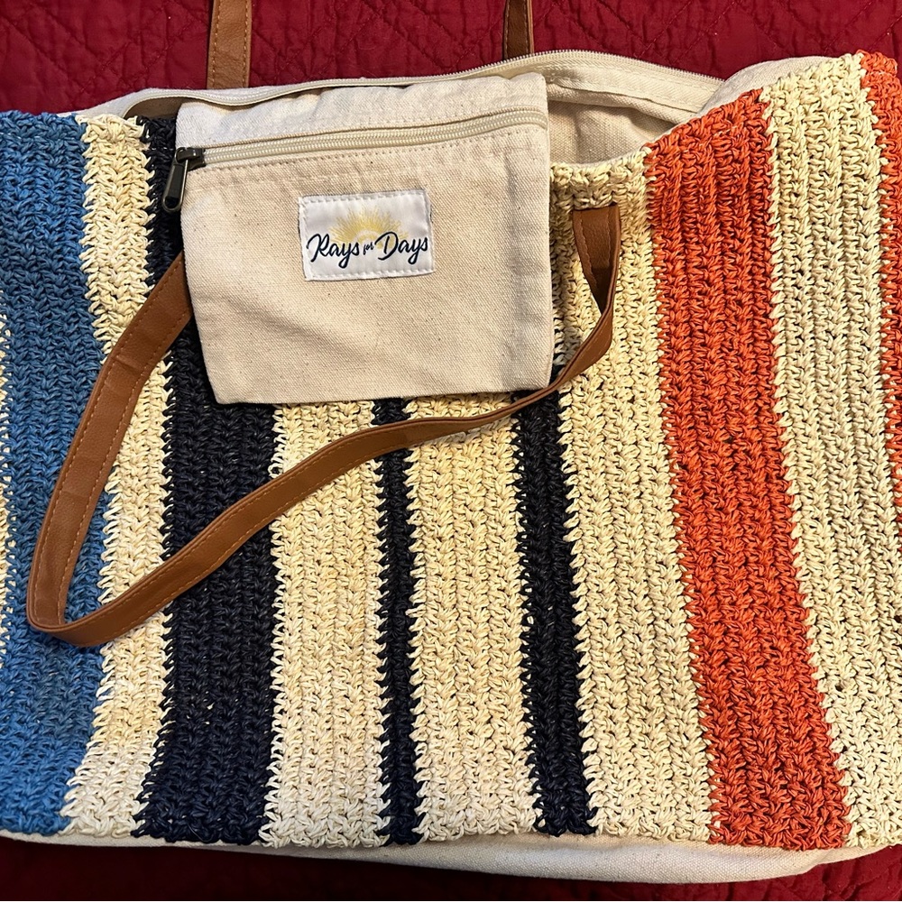 Rays for Days Multi Striped Tote bag